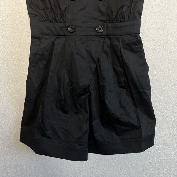 Revolve Song of Style Milton Romper Wrap bodice Black Utility Shorts XS e11 - Picture 6 of 10